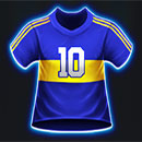 Maradona El Pibe De Oro Blue Yellow